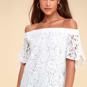 DO+BE | Off the Shoulder Lace Top
